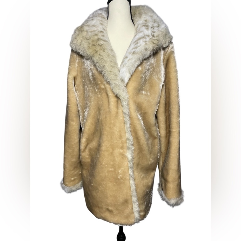 Terry Lewis Vintage Classic Luxury Faux Fur Coat - Picture 2 of 14